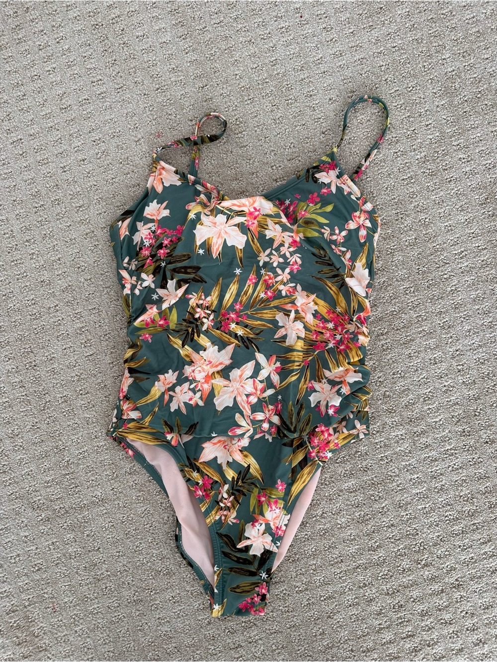 Kona sol flower swim suit one piece M